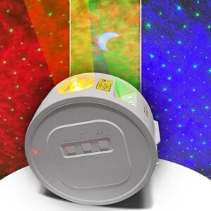 nunet galaxy projector for bedroom,sky star projector night light for kids/adults/room decor (green stars)