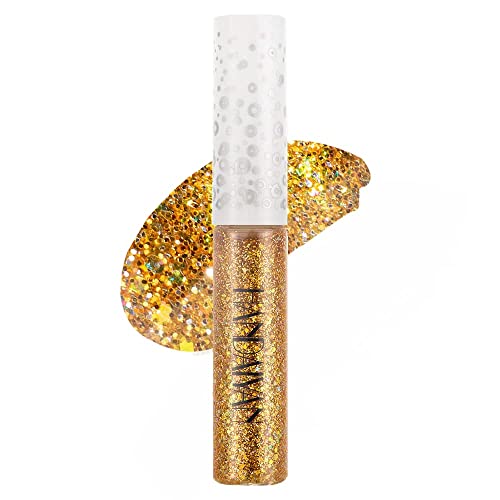 Quxunzzz Liquid Glitter Eyeshadow,Liquid Glitter Eyeliner Metallic Glitter Shimmer Eye Looks Waterproof Long Lasting Quick-Drying Sparkling Eye Shadow Makeup euphoria makeup 11