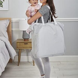 Primo Little Cloud Gliding Bassinet, Portable Folding Bassinet with Travel Bag and Removable Canopy