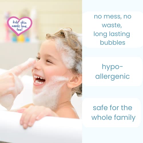 TruKid Bubble Podz Bubble Bath for Baby & Kids, Gentle Refreshing Bath Bomb for Sensitive Skin, pH Balance 7 for Eye Sensitivity, Natural Moisturizers and Ingredients, Lavender (10 Podz)