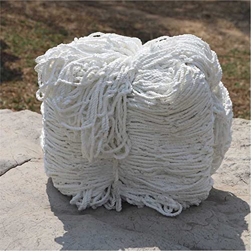 SHOWERRING Protective Net White Safety Net Customizable Nylon Anti-Fall Net for The Backyard Outdoor Playground Climb Cargo Net (Color : White, Size : 1.5x6m)