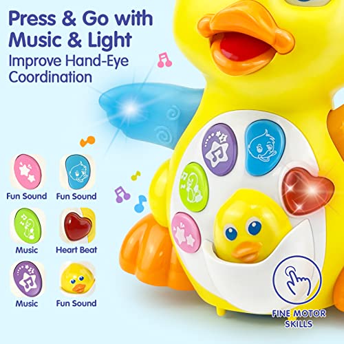 Baby Toys 6 to 12 Months Dancing Music Light Toys for 1 Year Old Girl Boy, 9 6 Month Old Baby Toys 12-18 Months Baby Crawling Infant Toys 6-12 Months, 1 Year Old Toys for 1 + Year Old Girl Boy Gifts