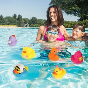 Arttyma Rubber Ducks in Bulk,Assortment Duckies for Jeep Ducking Floater Duck Bath Toys Party Favors (30-Pack)