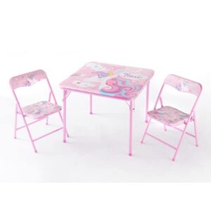 heritage kids unicorn 3 piece table and chair set