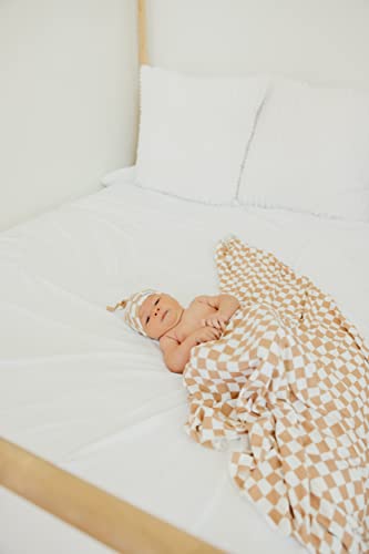 Copper Pearl Large Premium Knit Baby Swaddle Receiving Blanket Rad