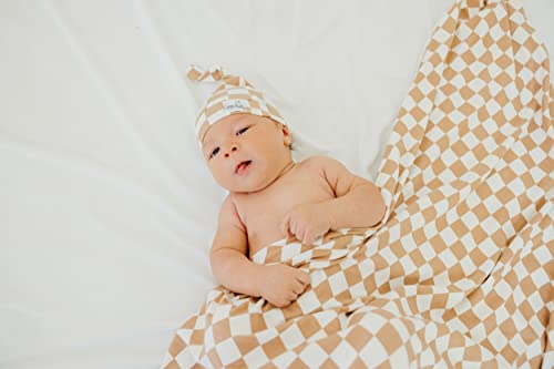 Copper Pearl Large Premium Knit Baby Swaddle Receiving Blanket Rad