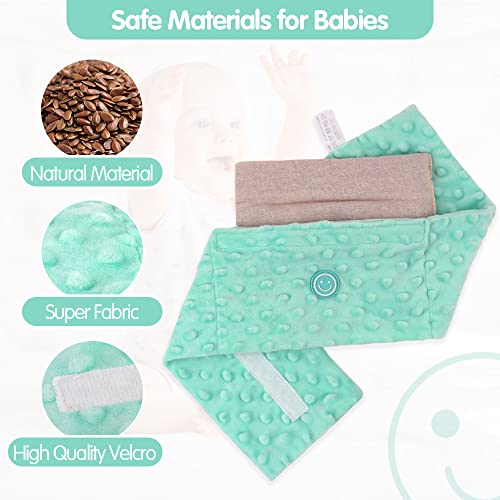 Comfheat Colic and Gas Relief for Newborns and Infants, Flaxseed Heated Tummy Wrap, Baby Swaddling Belt with Soothing Warmth, Natural Relief for Upset Stomach in Babies and Toddlers, 0-3 Years