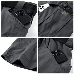 Kolongvangie Cargo Shorts Lightweight Quick Dry Tactical Shorts Work Hiking Fishing Breathable Short with Multi Pockets