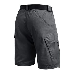 Kolongvangie Cargo Shorts Lightweight Quick Dry Tactical Shorts Work Hiking Fishing Breathable Short with Multi Pockets