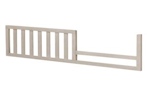 sorelle 136 toddler solid wood bed rail & crib conversion kit | universal & timeless style | brushed ivory | 51"x1"x20", converts crib to toddler bed