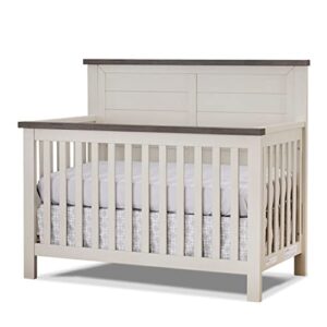 sorelle furniture westley crib, classic 4-in-1 convertible pannel crib, baby crib made of wood, non-toxic finish, wooden baby bed, toddler bed, child’s daybed-chocolate bisque