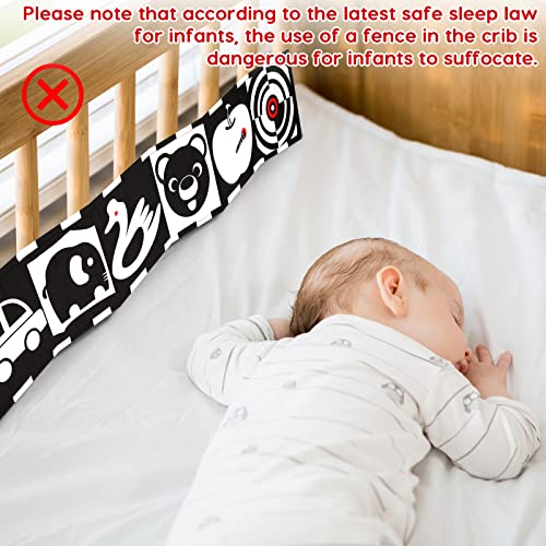 Buauty Baby Toys 0-12 Months Black and White High Contrast Baby Books Sensory Toys Early Education Infant Tummy Time Toys Car Seat Stroller Infant Toys Boys Girls Newborn Gift 0-3-6-12 Months