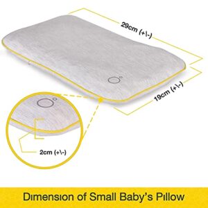 Omved Baby's First Pillow with Cotton Cover Rai Mustard Seeds Pillow with Lavender