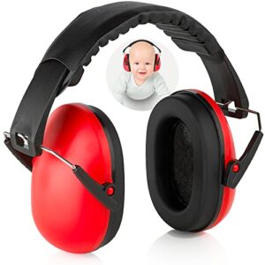 Baby Hearing Protection Earmuffs with Noise Reduction - Lightweight, Adjustable and Foldable NRR 20dB Safety Ear Protection for Infants to Toddlers (3 Months to 2 Years)