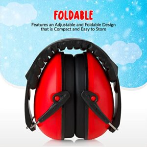 Baby Hearing Protection Earmuffs with Noise Reduction - Lightweight, Adjustable and Foldable NRR 20dB Safety Ear Protection for Infants to Toddlers (3 Months to 2 Years)