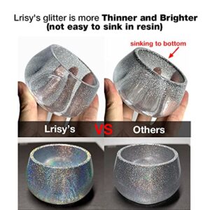 Lrisy Extra Fine Neon Punk Metallic Glitter Powder with Shaker Lid 140g/4.5oz, Bulk Glitter for Festivals,Art Nails,Body,Hair,Slime,Tumblesrs,Epoxy Resin and Craft. (Punk Cream Orange)