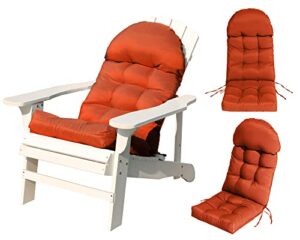 cosnuosa rocking chair cushion high back adirondack chair cushion waterproof patio cushions for outdoor furniture orange
