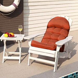 COSNUOSA Rocking Chair Cushion High Back Adirondack Chair Cushion Waterproof Patio Cushions for Outdoor Furniture Orange