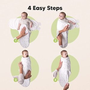 3-Pack Baby Swaddle Sleep Sacks with Zipper - Newborn Swaddle Sack, Baby Swaddles Sleep Sack 0-3 Months, Wearable Blanket Baby, Baby Swaddle Blanket Wrap, Swaddle Sack, Easy Change Swaddle (Aspire)