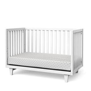 Child Craft Tremont 3 Piece Baby Nursery Set with 4 in 1 Convertible Crib, Changing Table Dresser and Chest (Matte White)