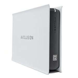 avolusion pro-5x series 12tb usb 3.0 external hard drive for windowsos desktop pc/laptop (white) - 2 year warranty