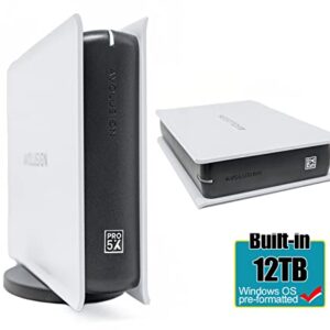 Avolusion PRO-5X Series 12TB USB 3.0 External Hard Drive for WindowsOS Desktop PC/Laptop (White) - 2 Year Warranty