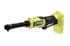 ryobi one+ hp 18v brushless cordless 1/4 in. extended reach ratchet (tool only) - pblrc01b
