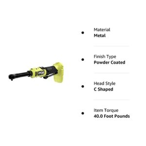 RYOBI ONE+ HP 18V Brushless Cordless 1/4 in. Extended Reach Ratchet (Tool Only) - PBLRC01B