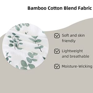 LifeTree Baby Sleep Sack, Sleep Sack Toddler Sleeping Bag with Legs Long Sleeves, 2T 3T Wearable Blanket Baby, Bamboo Cotton (Eucalyptus, 18M-3T)