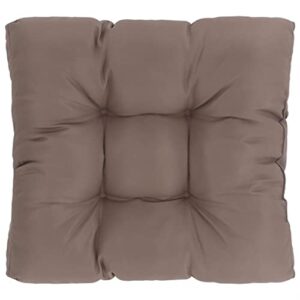 imasay garden seat cushion taupe 19.7"x19.7"x3.9" fabric