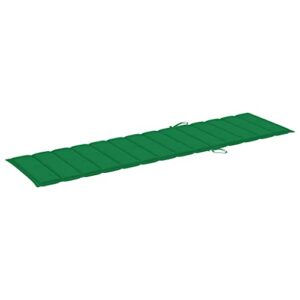 imasay sun lounger cushion green 78.7"x19.7"x1.2" fabric