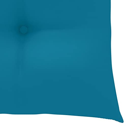 imasay Chair Cushions 2 pcs Light Blue 15.7"x15.7"x2.8" Fabric