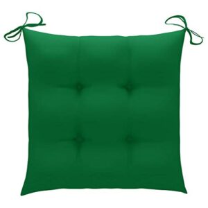 imasay chair cushions 2 pcs green 15.7x15.7 x2.8 fabric