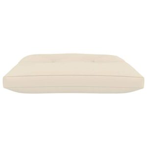 imasay Floor Pallet Cushion 23.6"x24"x3.9" Cream