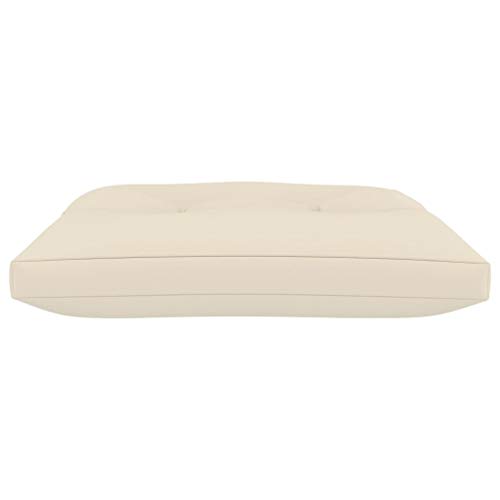 imasay Floor Pallet Cushion 23.6"x24"x3.9" Cream