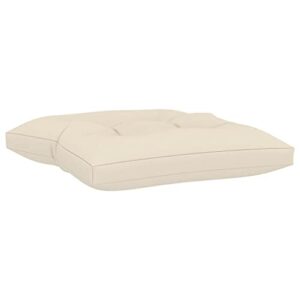 imasay Floor Pallet Cushion 23.6"x24"x3.9" Cream