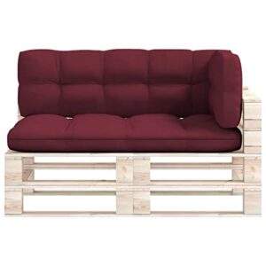 imasay Pallet Sofa Cushions 3 pcs Wine Red