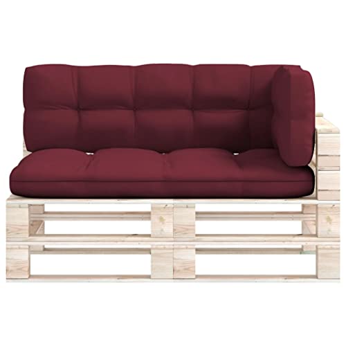 imasay Pallet Sofa Cushions 3 pcs Wine Red