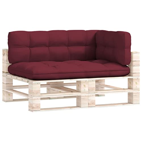 imasay Pallet Sofa Cushions 3 pcs Wine Red