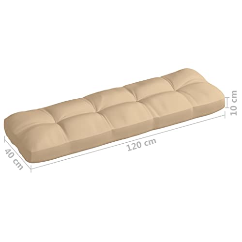 imasay Pallet Sofa Cushions 7 pcs Beige