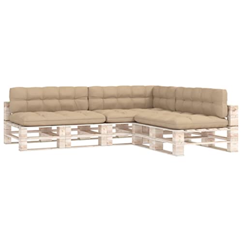 imasay Pallet Sofa Cushions 7 pcs Beige