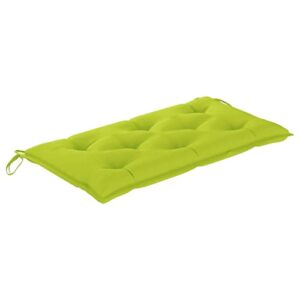 imasay garden bench cushion bright green 43.3"x19.6"x2.7" fabric