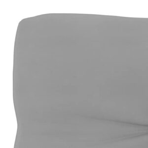 imasay Pallet Sofa Cushion Gray 19.7"x15.7"x3.9"