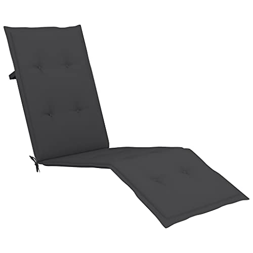 imasay Deck Chair Cushion Anthracite (29.5"+41.3") x19.7"x1.2"