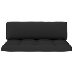 imasay Pallet Sofa Cushions 2 pcs Black