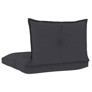 imasay Pallet Sofa Cushions 2 pcs Anthracite Fabric,Weight 2,25