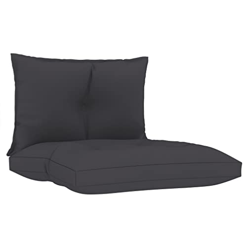 imasay Pallet Sofa Cushions 2 pcs Anthracite Fabric,Weight 2,25