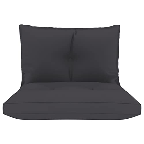 imasay Pallet Sofa Cushions 2 pcs Anthracite Fabric,Weight 2,25