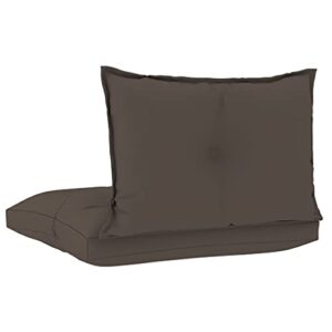 imasay Pallet Sofa Cushions 2 pcs Taupe Fabric,Weight 2,25