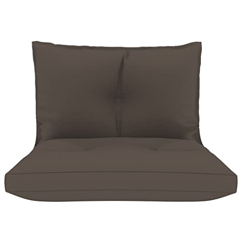 imasay Pallet Sofa Cushions 2 pcs Taupe Fabric,Weight 2,25